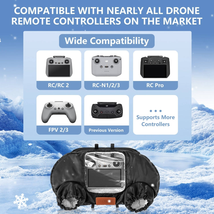 STARTRC Universal Drone Remote Control Winter Warm Gloves, V2 STARTRC Universal Drone Remote Control Winter Warm Gloves, V2